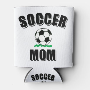 Soccer Mom Drawing And Text Can Cooler