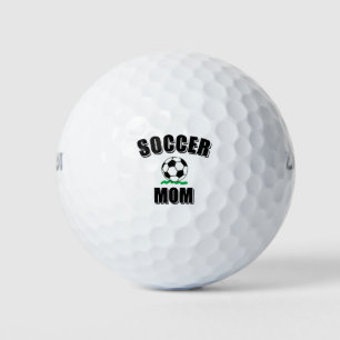 Soccer Mom Drawing And Text Golf Balls