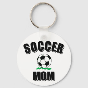 Soccer Mom Drawing And Text Keychain