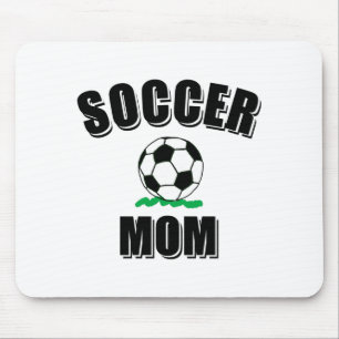 Soccer Mom Drawing And Text Mouse Pad