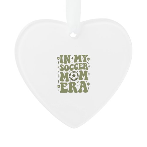 Soccer Mom Era Vintage Sports Mom Shirt Design_1 Ornament