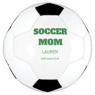SOCCER MOM FOOTBALL MOTHERS DAY GIFTS GREEN SIMPLE BALL