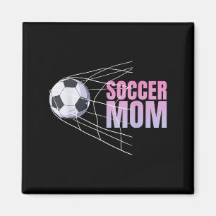 Soccer Mom Football Sport Footballer Soccer Player Magnet