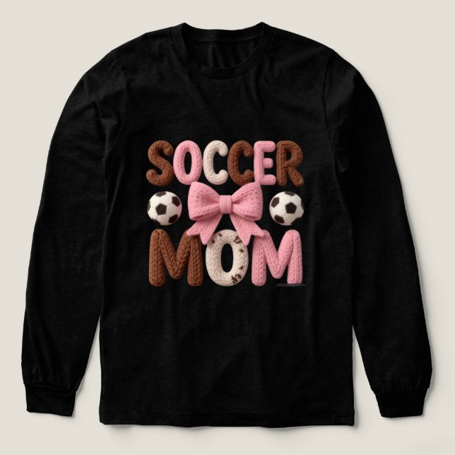 Soccer Mom Hoodie – Cozy Faux Yarn Pullover | Funn (Design Front)