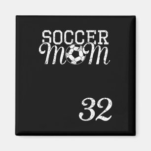 Soccer Mom Jersey Number 32 Favorite Player #32 Te Magnet
