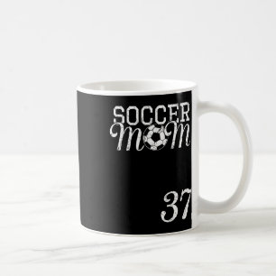 Soccer Mom Jersey Number 37 Favorite Player #37 Te Coffee Mug