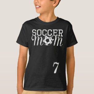 Soccer Mom Jersey Number 7 Favorite Player #7 Team T-Shirt