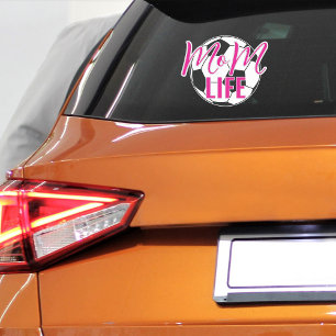 Soccer Mom Life Vinyl Car Window Sticker
