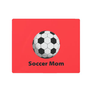 Soccer Mom Metal Art