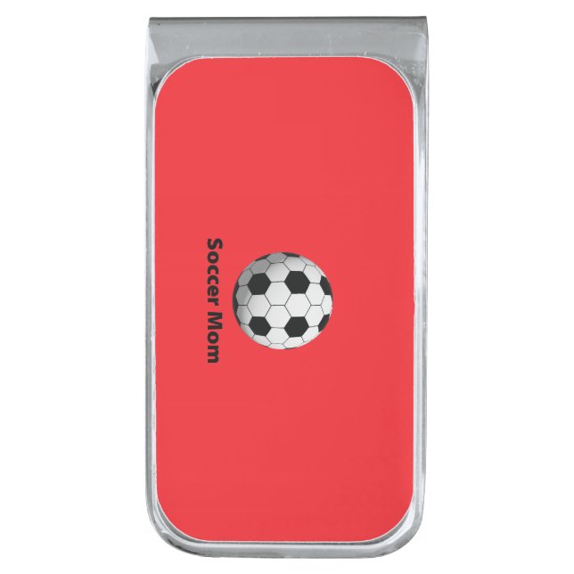 Soccer Mom Money Clip (Front Vertical)