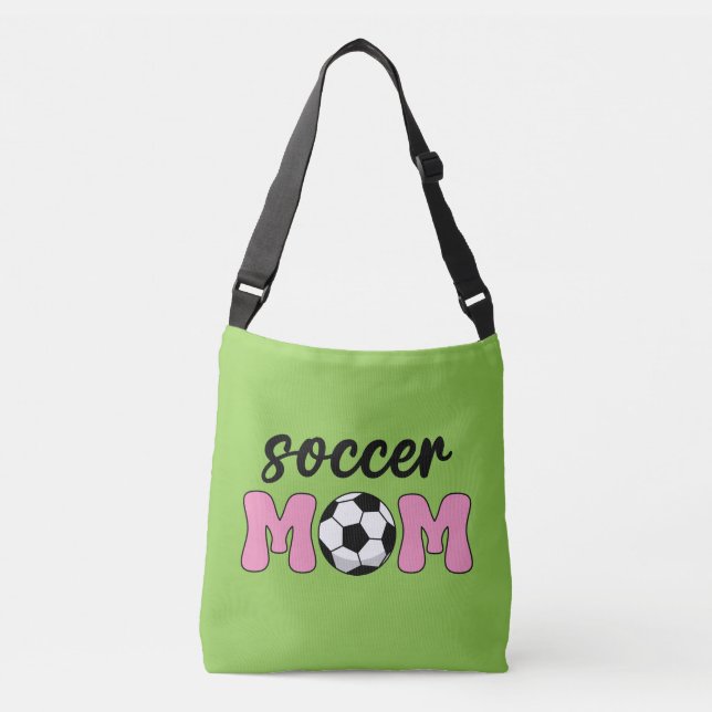 Soccer Mom Mother's Day Crossbody Bag (Front)