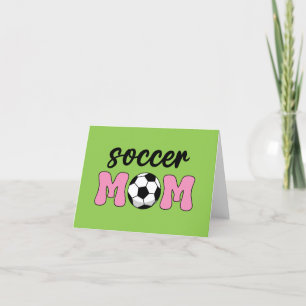 Soccer Mom Mother's Day Letterpress Thank You Card