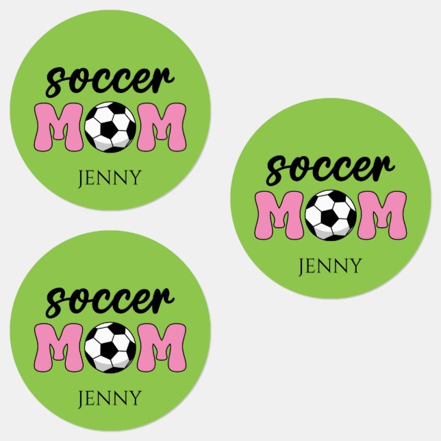 Soccer Mom Mother's Day Personalize Labels (Group)