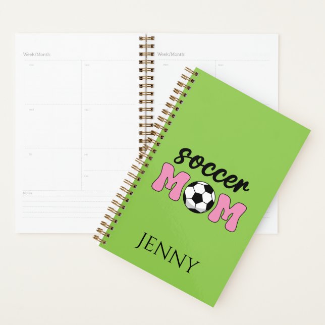 Soccer Mom Mother's Day Personalize Planner (Display)