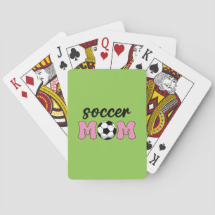 Soccer Mom Mother's Day Poker Cards