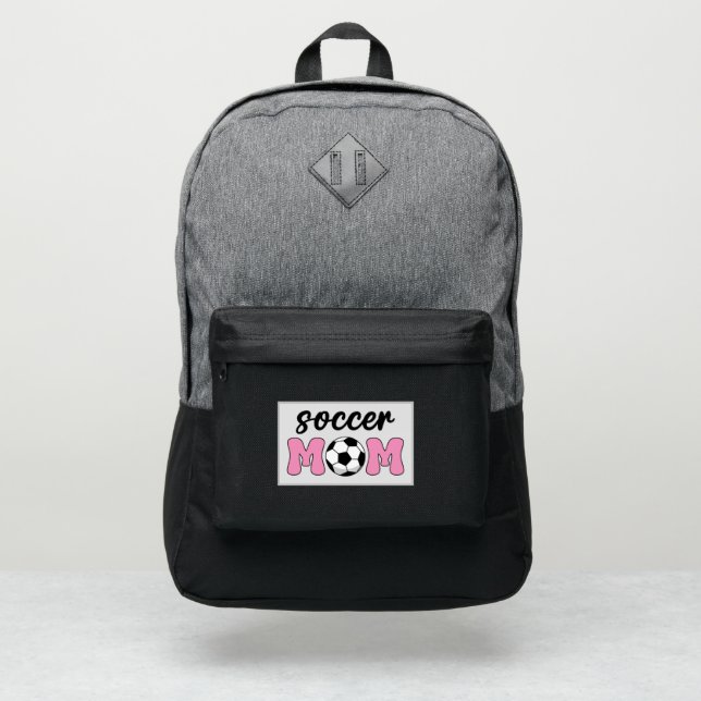 Soccer Mom Mother's Day Port Authority® Backpack (Front)