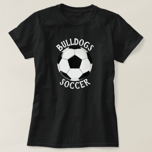 Soccer Mom or Fan Custom TeamPlayer Name  Number T_Shirt