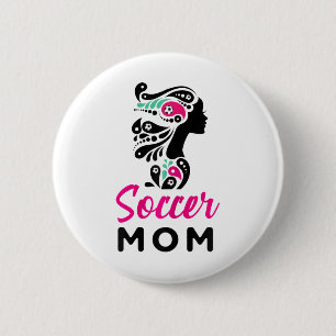 Soccer Mom Outfits Funny Soccer Mother Mama Mum De Button