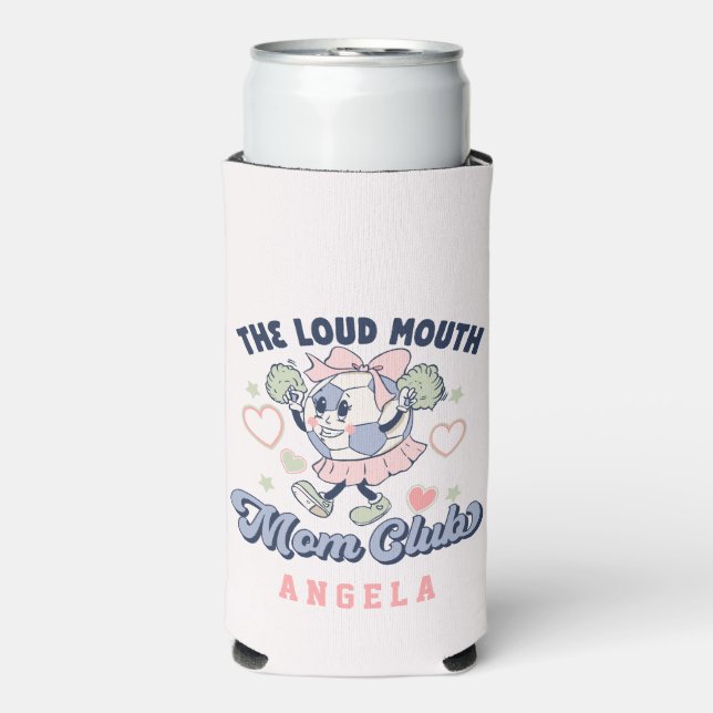 Soccer Mom Personalized Seltzer Can Cooler (Seltzer Front)