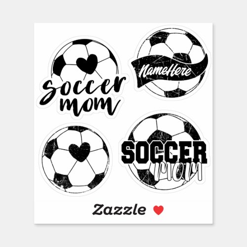 Soccer Mom Personalized Sticker Pack