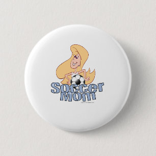 Soccer Mom Pinback Button
