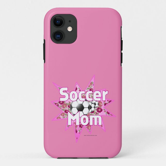 Soccer Mom Roses Case-Mate iPhone Case (Back)