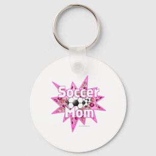 Soccer Mom Roses Keychain