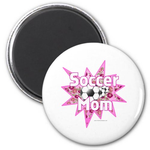 Soccer Mom Roses Magnet