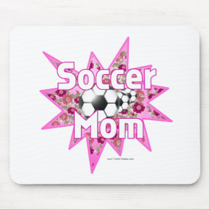 Soccer Mom Roses Mouse Pad