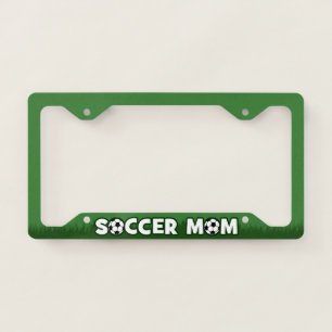 Soccer Mom Soccer Balls Sports Enthusiast License Plate Frame