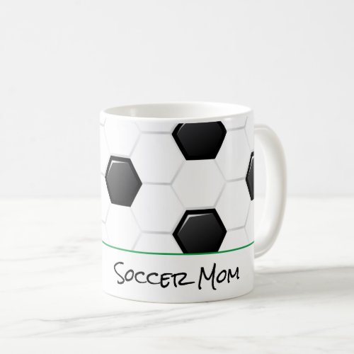 Soccer Mom Sports Team Spirit Ball Goal Player Coffee Mug