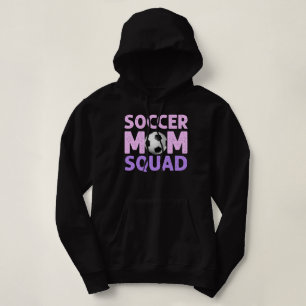 Soccer Mom Squad in Pink and Purple  Hoodie
