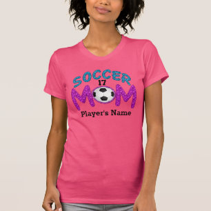 Soccer Mom T Shirts with Player's NAME and NUMBER