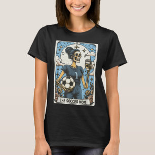 Soccer Mom Tarot Card Vintage Halloween Soccer Mam T-Shirt