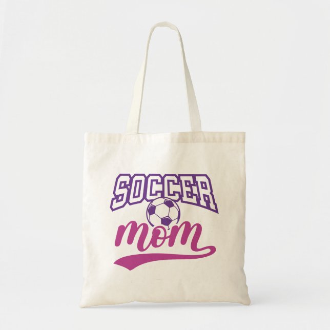 Soccer Mom Tote Bag (Front)