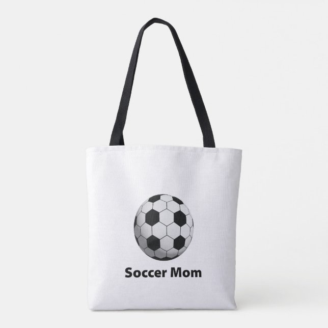 Soccer Mom Tote Bag (Back)