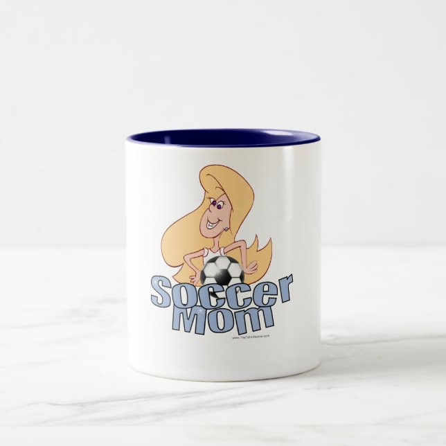 Soccer Mom Two-Tone Coffee Mug (Center)