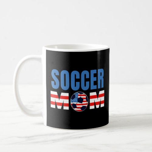 Soccer Mom USA Soccer Ball  Coffee Mug