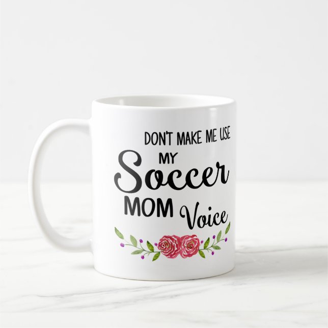 Soccer Mom Voice Coffee Mug (Left)