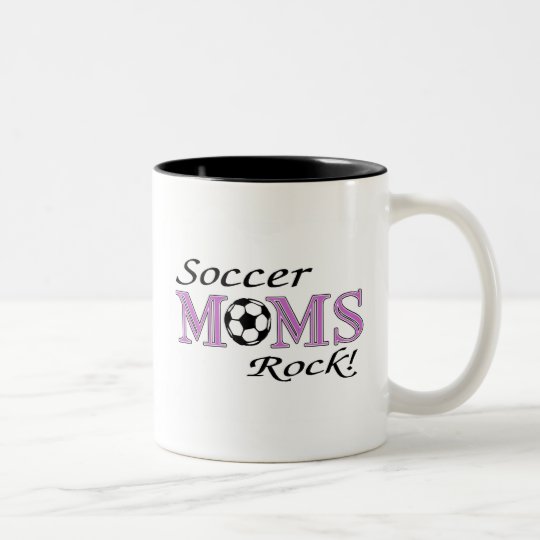 Soccer Moms Rock Two-Tone Coffee Mug