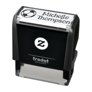 Soccer Name Stamp