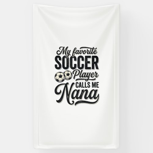 Soccer Nana Vintage Engraving Family Player Shirt_ Banner