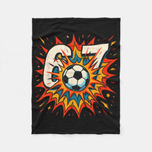 Soccer No Gr Strains No Glory No Bruises No Story Fleece Blanket