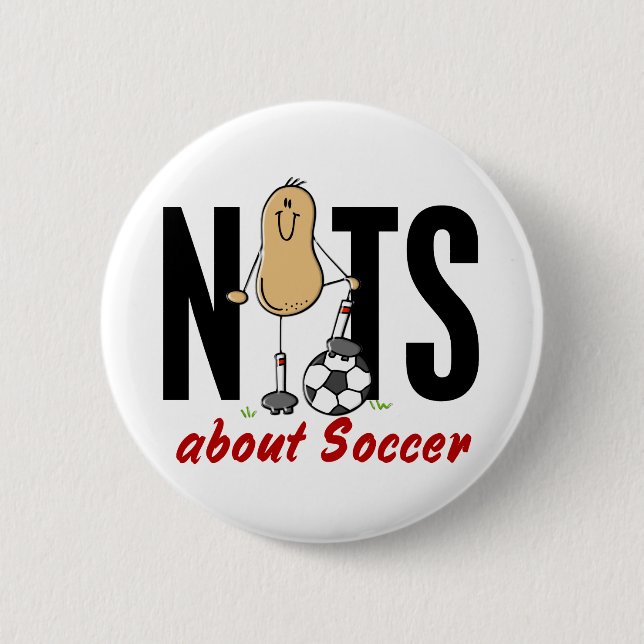 Soccer Nut 2 Pinback Button (Front)