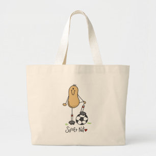 Soccer Nut Large Tote Bag