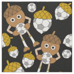 Soccer Nut Pattern Fabric