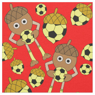 Soccer Nut Pattern Fabric
