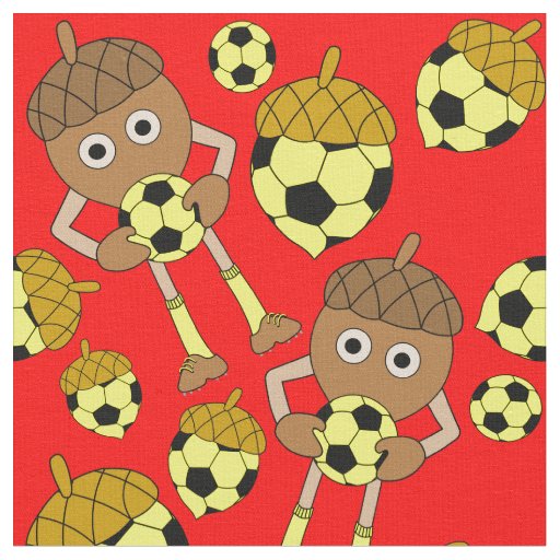 Soccer Nut Pattern Fabric