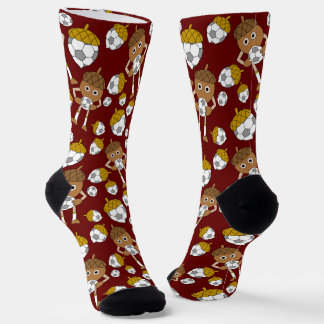 Soccer Nut Pattern Socks