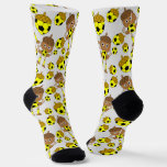 Soccer Nut Pattern Socks